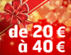 de 20 à 40 euros