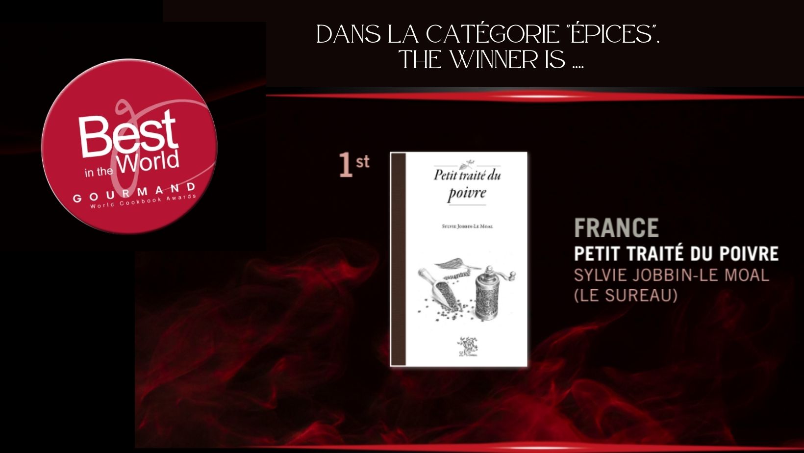 Dans la catégorie épices, the winner is .....