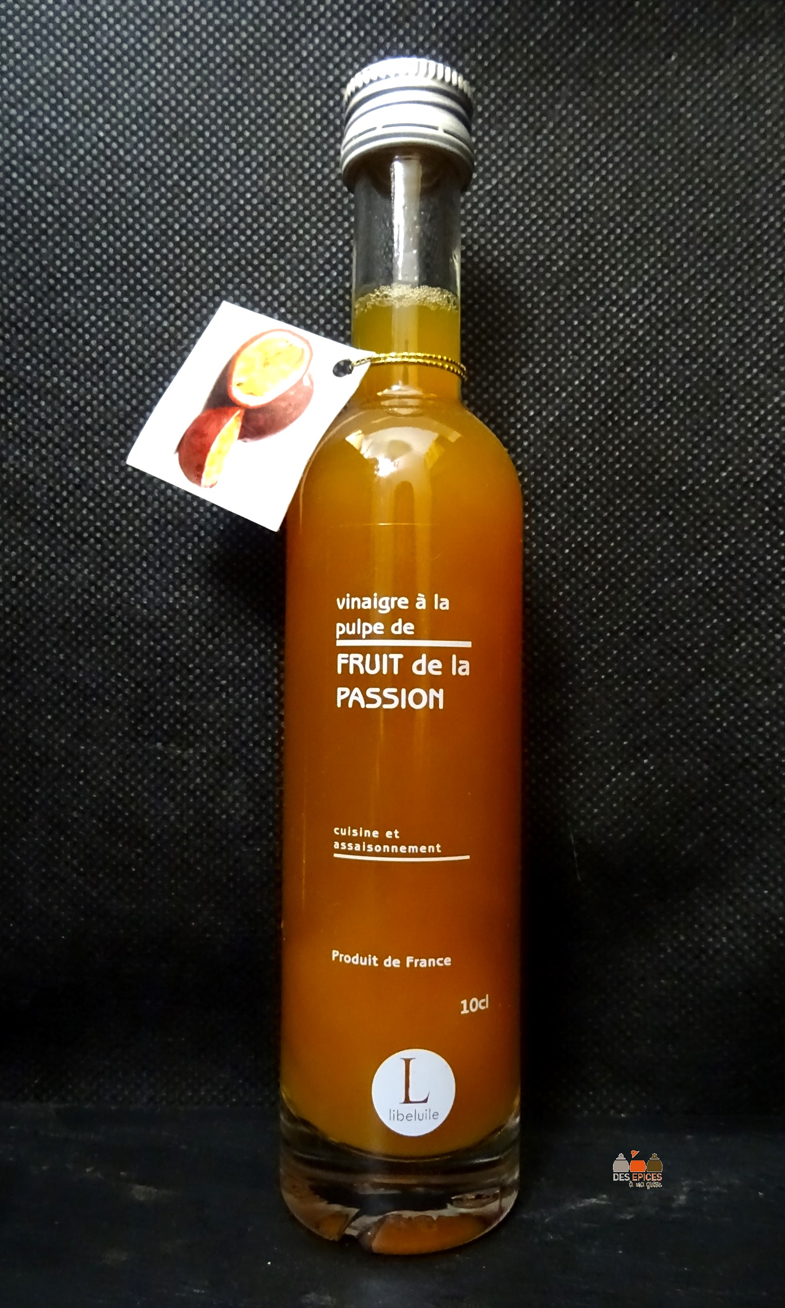 Vinaigre à pulpe de fruit de la passion